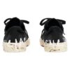 Zapatillas bajas de París «Algodón desgastado negro y goma blanca con grafitis» 688754W3RR51099