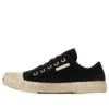 Zapatillas bajas Paris «Algodón desgastado negro y goma blanca» 688757W3RC21090