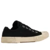 Zapatillas bajas Paris «Algodón desgastado negro y goma blanca» 688757W3RC21090