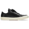 Zapatillas bajas Paris Sneaker «Cuero negro y goma blanca» 688757W3RCB1090
