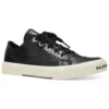 Zapatillas bajas Paris Sneaker «Cuero negro y goma blanca» 688757W3RCB1090