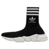 Zapatillas Balenciaga x adidas Originals Speed «Black White» 711189WBDV11090