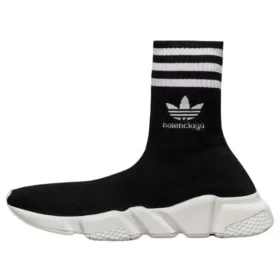 Zapatillas Balenciaga x adidas Originals Speed «Black White» 711189WBDV11090