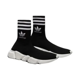 Zapatillas Balenciaga x adidas Originals Speed «Black White» 711189WBDV11090