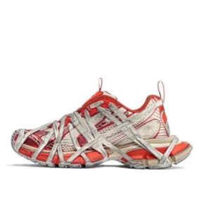 Zapatillas con cordones Extreme 3XL «Malla naranja-beige y poliuretano» 778698W3XLL7597