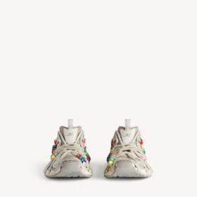 Zapatillas con cordones Extreme 3XL para mujer en color cáscara de huevo/multicolor