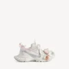 Zapatillas con cordones para mujer 3XL en blanco/rosa claro Zapatillas con cordones para mujer 3XL en blanco/rosa claro
