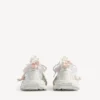 Zapatillas con cordones para mujer 3XL en blanco/rosa claro Zapatillas con cordones para mujer 3XL en blanco/rosa claro
