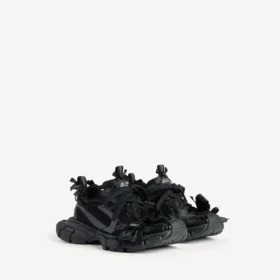 Zapatillas con cordones para mujer 3XL en negro