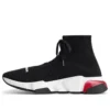 Zapatillas con cordones Speed 1.0 «Negro, blanco y suela transparente roja» 617217W05GG1014