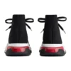 Zapatillas con cordones Speed 1.0 «Negro, blanco y suela transparente roja» 617217W05GG1014
