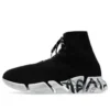 Zapatillas con cordones Speed 2.0 «Tejido reciclado negro y suela blanca» 617258W2DD41091
