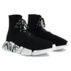Zapatillas con cordones Speed 2.0 «Tejido reciclado negro y suela blanca» 617258W2DD41091