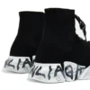 Zapatillas con cordones Speed 2.0 «Tejido reciclado negro y suela blanca» 617258W2DD41091