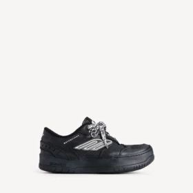 Zapatillas con plataforma «Hamptons» para mujer en negro