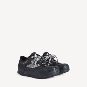 Zapatillas con plataforma «Hamptons» para mujer en negro