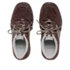 Zapatillas de ante Hamptons «Dark Brown Grey» 841765WHPSU2290WHITE