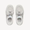 Zapatillas de ante «Hamptons» para hombre en blanco roto/negro