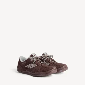 Zapatillas de ante «Hamptons» para hombre en marrón oscuro/gris