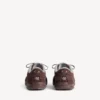 Zapatillas de ante «Hamptons» para hombre en marrón oscuro/gris