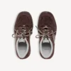 Zapatillas de ante «Hamptons» para hombre en marrón oscuro/gris