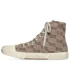 Zapatillas de caña alta Paris «Algodón con BB Monogram en color tostado y goma blanca» 688756W3RQ12298