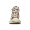 Zapatillas de caña alta Paris «Algodón con BB Monogram en color tostado y goma blanca» 688756W3RQ12298