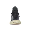 Zapatillas de caña alta Paris «Algodón desgastado negro y goma blanca» 688752W3RC11090