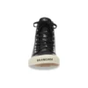 Zapatillas de caña alta Paris «Cuero negro y goma blanca» 688756W3RCA1090