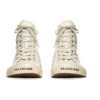 Zapatillas de caña alta «Paris Sneaker» «Algodón desgastado blanco y goma blanca con grafitis» 688752W3RR49010