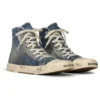 Zapatillas de caña alta «Paris Sneaker» «Blue Destroyed Denim and Rubber» 688752W3RCL4090