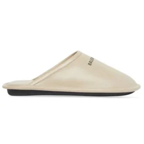 Zapatillas de casa de piel de becerro «Beige» 736288WB7212010