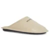 Zapatillas de casa de piel de becerro «Beige» 736288WB7212010
