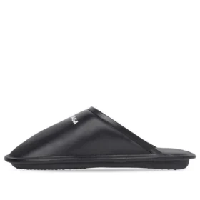 Zapatillas de casa de piel de becerro «Negro»  736288WB7211090