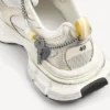Zapatillas de hombre 3XL con dijes en blanco/amarillo/plata/negro Zapatillas de hombre 3XL con dijes en blanco/amarillo/plata/negro