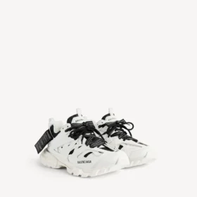Zapatillas de hombre estilo camiseta de Track en blanco