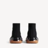 Zapatillas de hombre Speed 2.0 con suela transparente y tejido de punto reciclado en negro/naranja