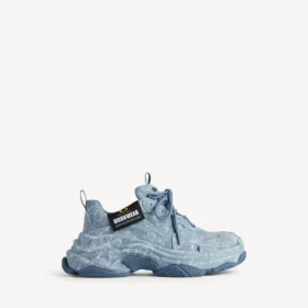 Zapatillas de lona Triple S para hombre en azul