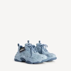 Zapatillas de lona Triple S para hombre en azul