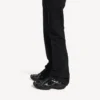 Zapatillas de mujer 3XL con dijes en negro/plata Zapatillas de mujer 3XL con dijes en negro/plata