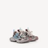 Zapatillas de mujer 3XL con diseño entrelazado en marrón/beige/azul Zapatillas de mujer 3XL con diseño entrelazado en marrón/beige/azul