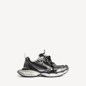 Zapatillas de mujer 3XL en negro/plata
