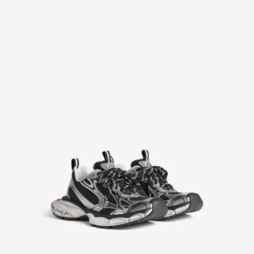 Zapatillas de mujer 3XL en negro/plata