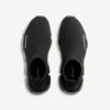 Zapatillas deportivas Speed 2.0 para hombre con suela totalmente transparente y tejido de punto reciclado en negro