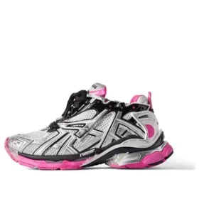 Zapatillas de Runner «Silver White Pink Mesh and Nylon» 677402W3RBW9155