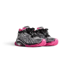 Zapatillas de Runner «Silver White Pink Mesh and Nylon» 677402W3RBW9155