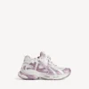 Zapatillas de running con purpurina para mujer en blanco/lila/rosa Zapatillas de running con purpurina para mujer en blanco/lila/rosa