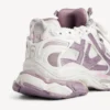 Zapatillas de running con purpurina para mujer en blanco/lila/rosa Zapatillas de running con purpurina para mujer en blanco/lila/rosa