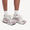 Zapatillas de running con purpurina para mujer en blanco/lila/rosa Zapatillas de running con purpurina para mujer en blanco/lila/rosa