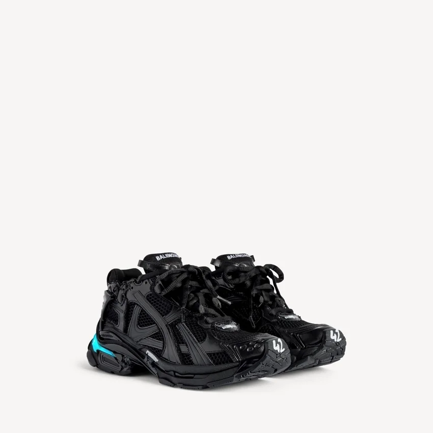 Zapatillas de running LED para hombre en negro Zapatillas de running LED para hombre en negro